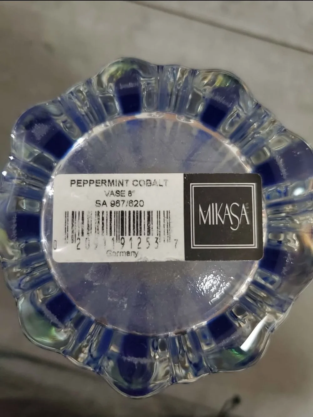 Mikasa hand blown